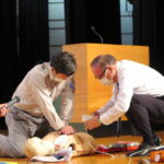 AED使用の模擬講習など、岡山県遊協が秋季セミナー開催